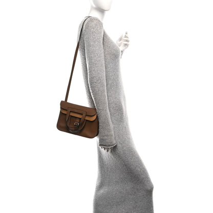 Hermes Taurillon Clemence Verso Halzan 25 Alezan Sesame 2 of 10