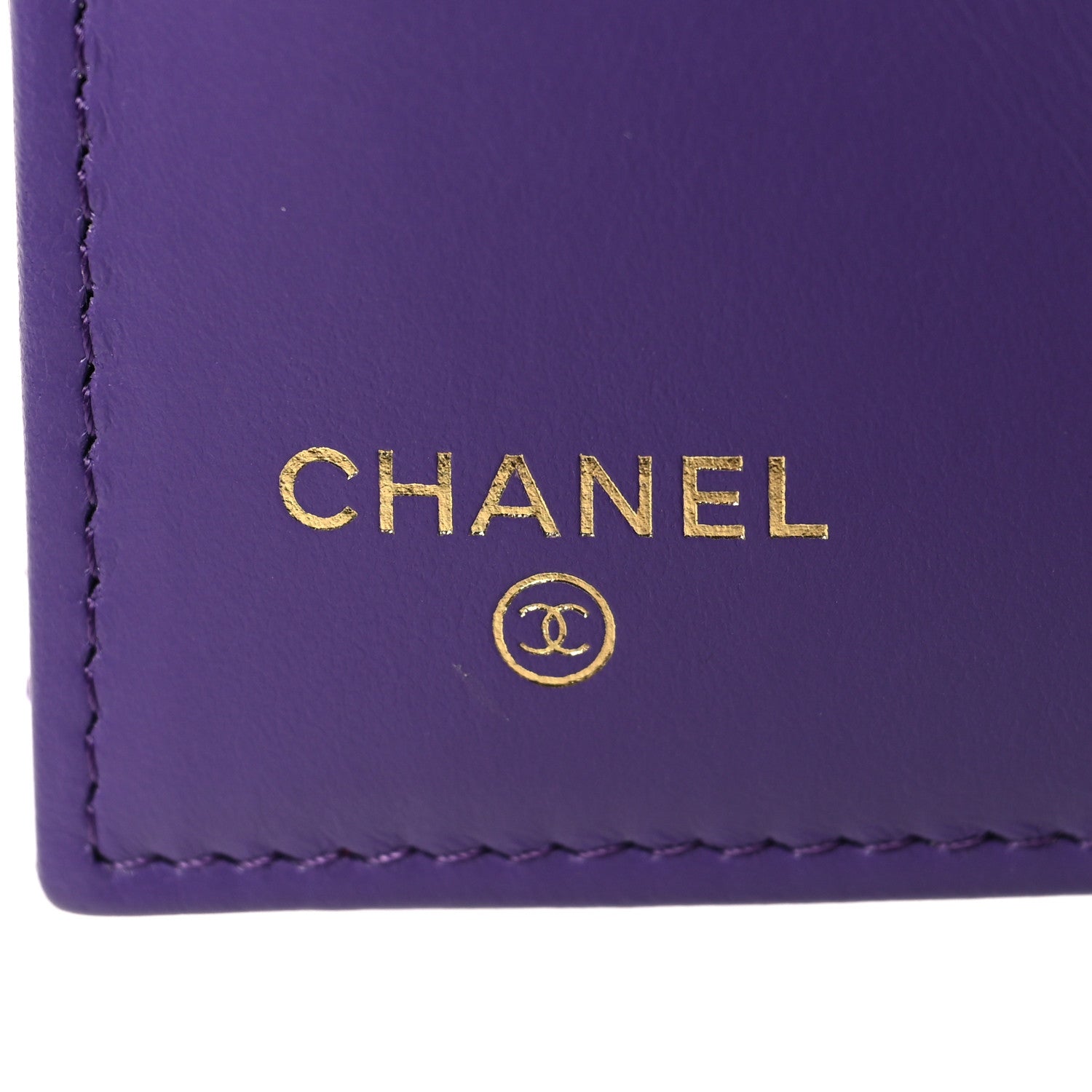 Chanel Caviar Quilted Medium Flap Wallet Purple 7 of 11