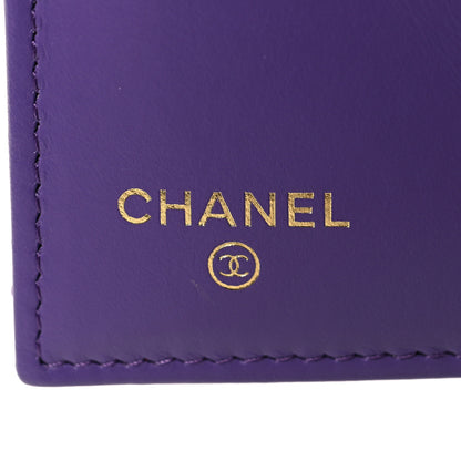 Chanel Caviar Quilted Medium Flap Wallet Purple 7 of 11