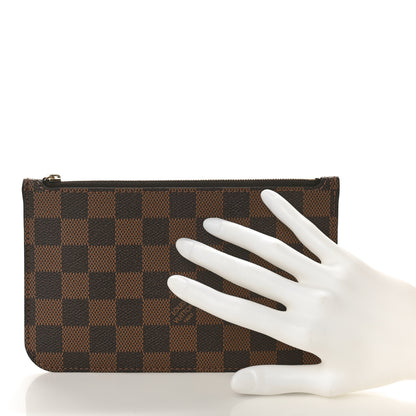 Louis Vuitton Damier Ebene Neverfull PM Pochette 2 of 9