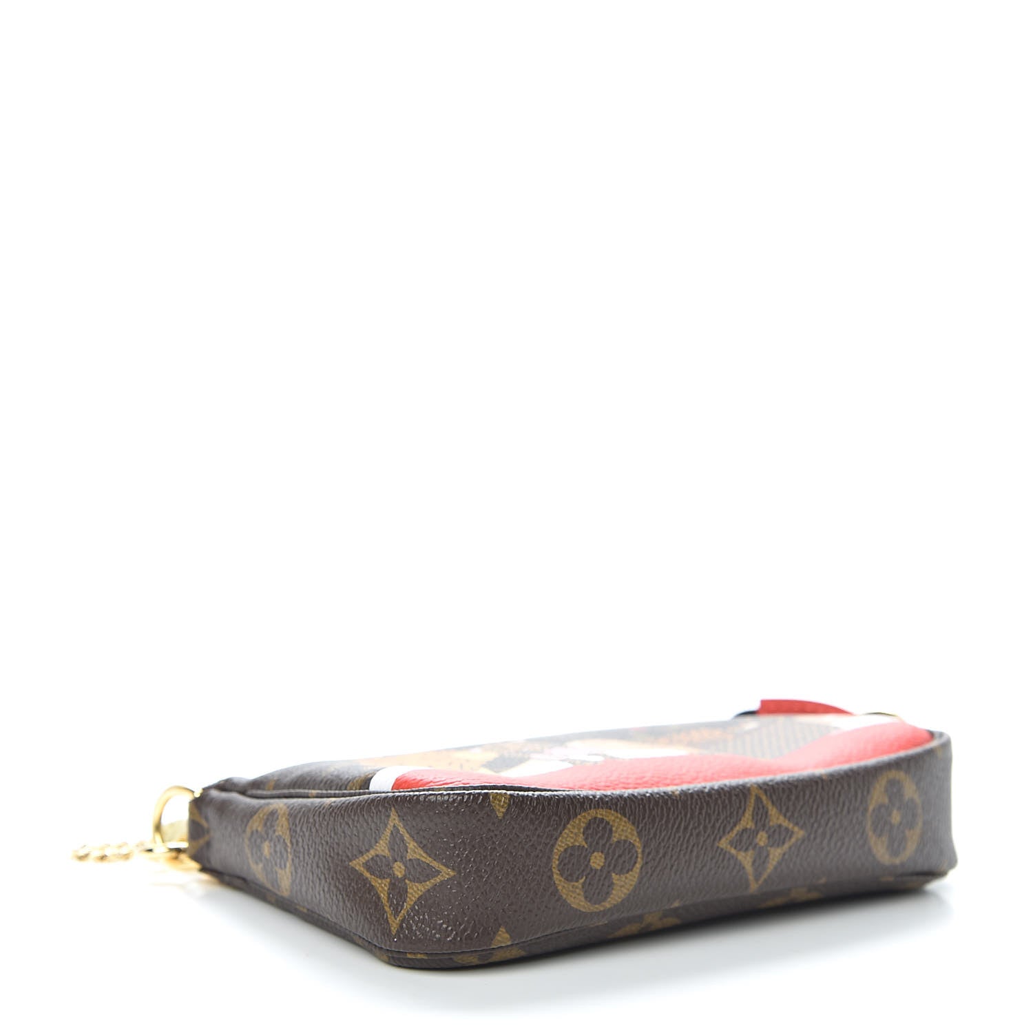 Louis Vuitton Monogram 2018 Christmas Animation Mini Cats Pochette Accessories 4 of 8