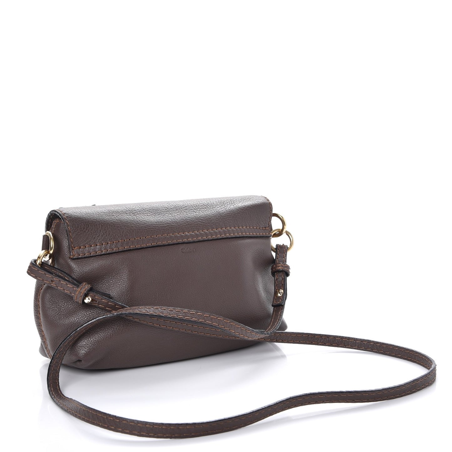 Calfskin Small Marcie Crossbody Bag Ash