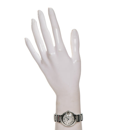Cartier Stainless Steel 28mm Ballon Bleu De Quartz Watch 2 of 7