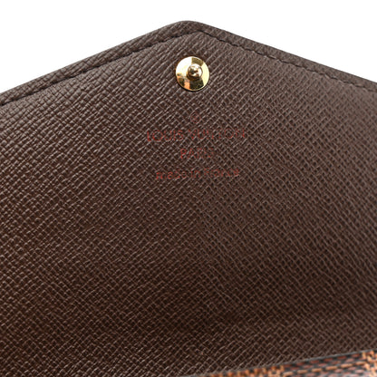 Louis Vuitton Damier Ebene Sarah Wallet NM 6 of 16