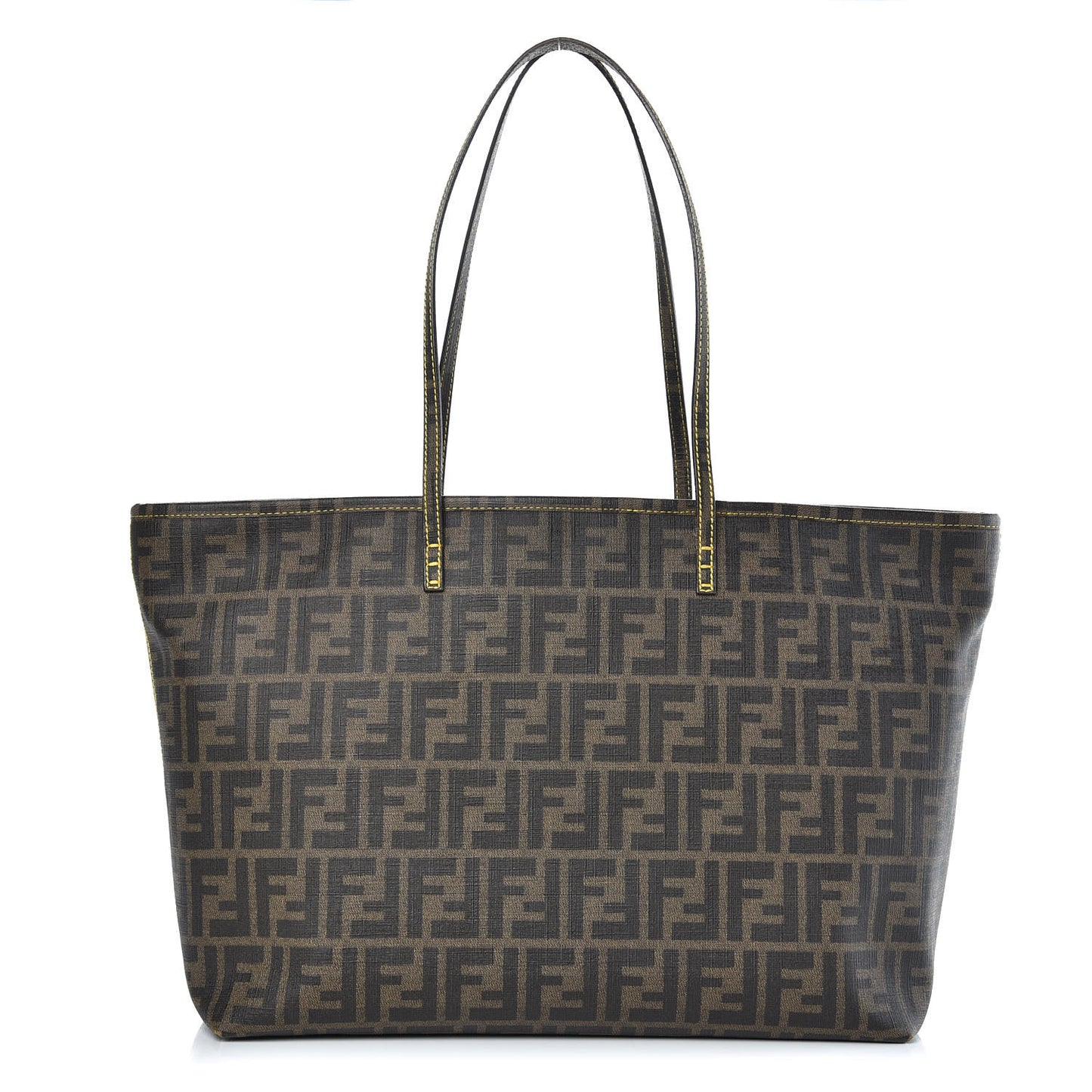 Zucca Spalmati Medium Roll Tote Tobacco Giallo
