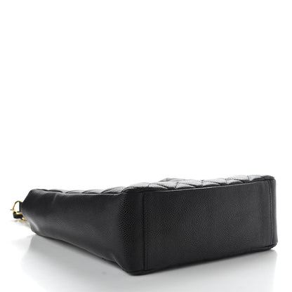 Chanel Caviar Quilted Petit Shopping Tote PST Black 4 of 10