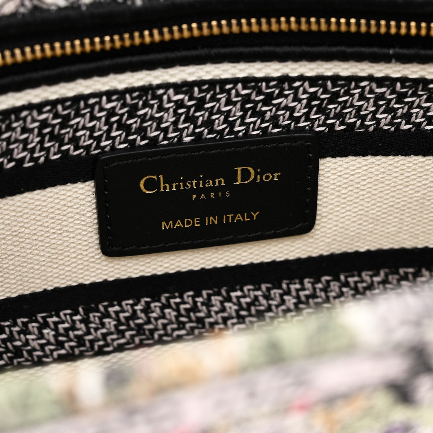 Christian Dior Canvas Around the World Embroidered Medium Lady D-Lite White Multicolor 6 of 11