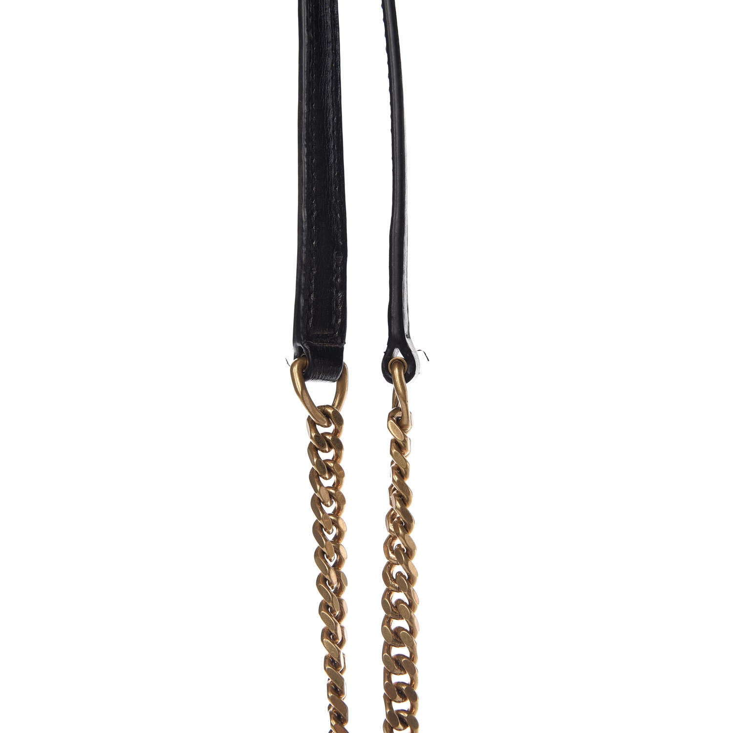 Saint Laurent Calfskin Monogram Sunset Chain Wallet Black 10 of 10