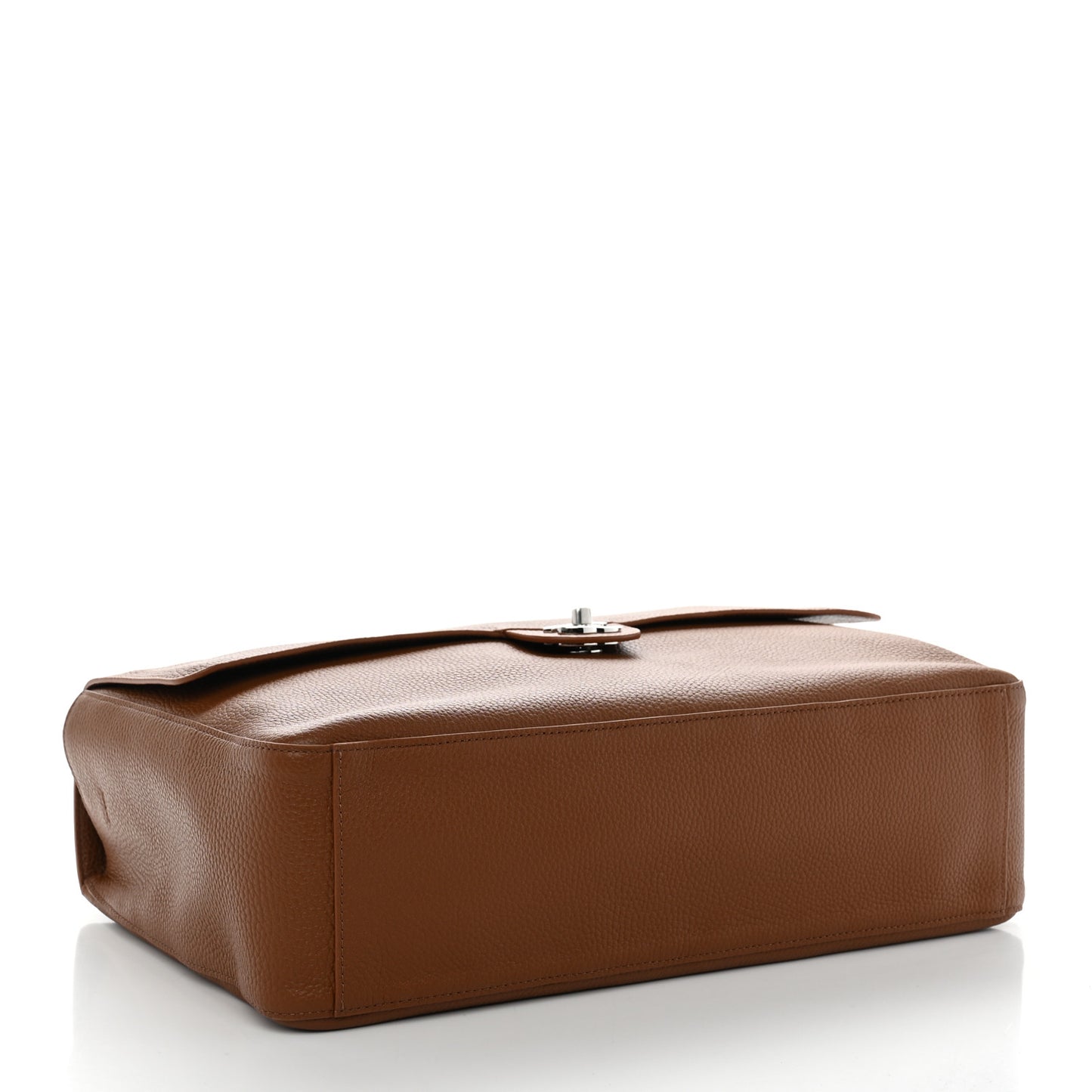 Grained Calfskin Souplissimo Maxi Flap Camel