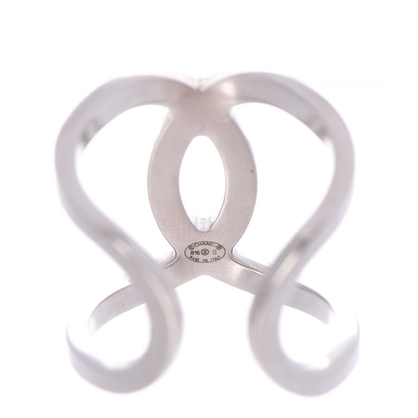 Metal CC Ring 57 8 Silver