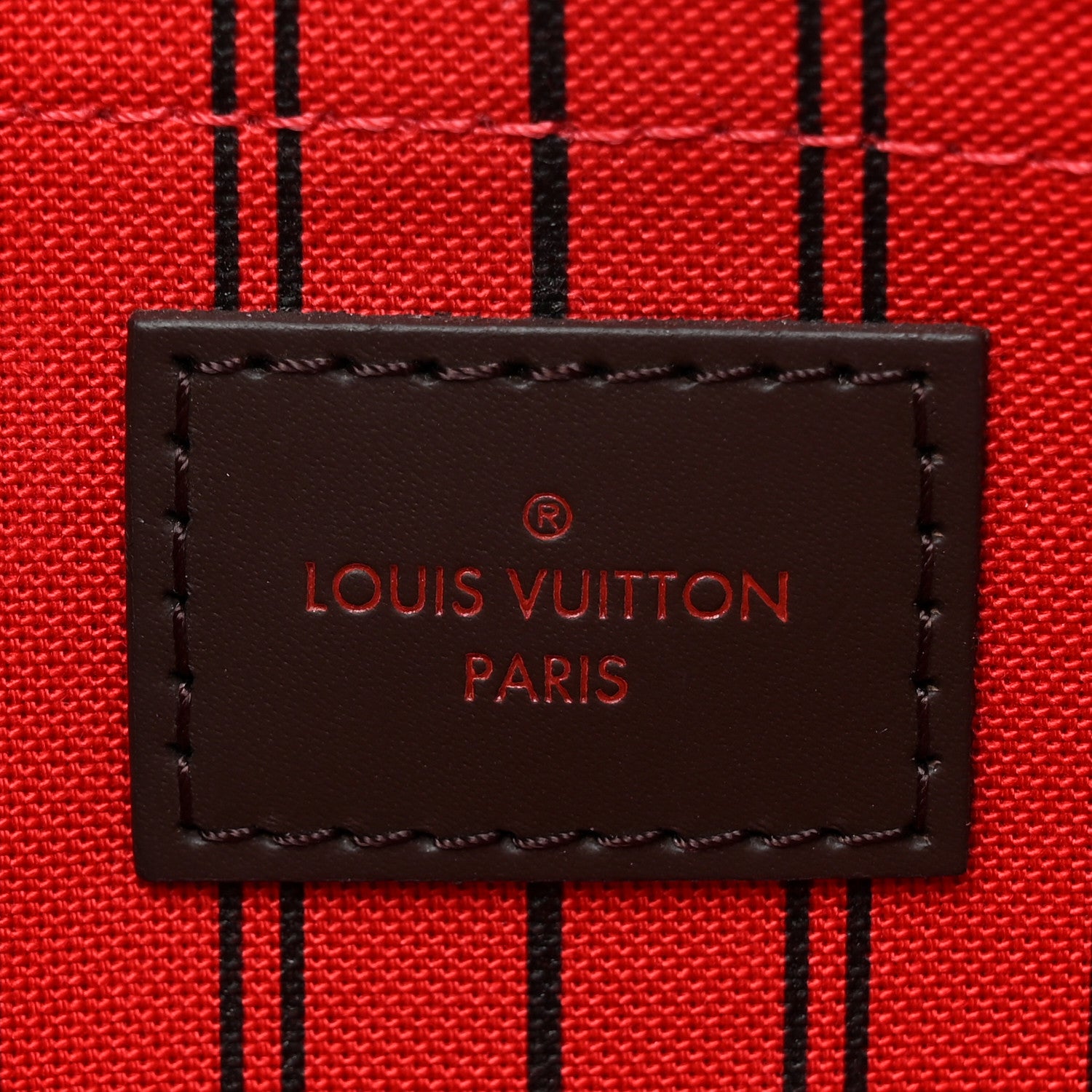 Louis Vuitton Damier Ebene Neverfull MM GM Pochette 6 of 6