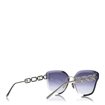 Louis Vuitton Metal LV Jewel Sunglasses Z2142U Silver Grey 4 of 7