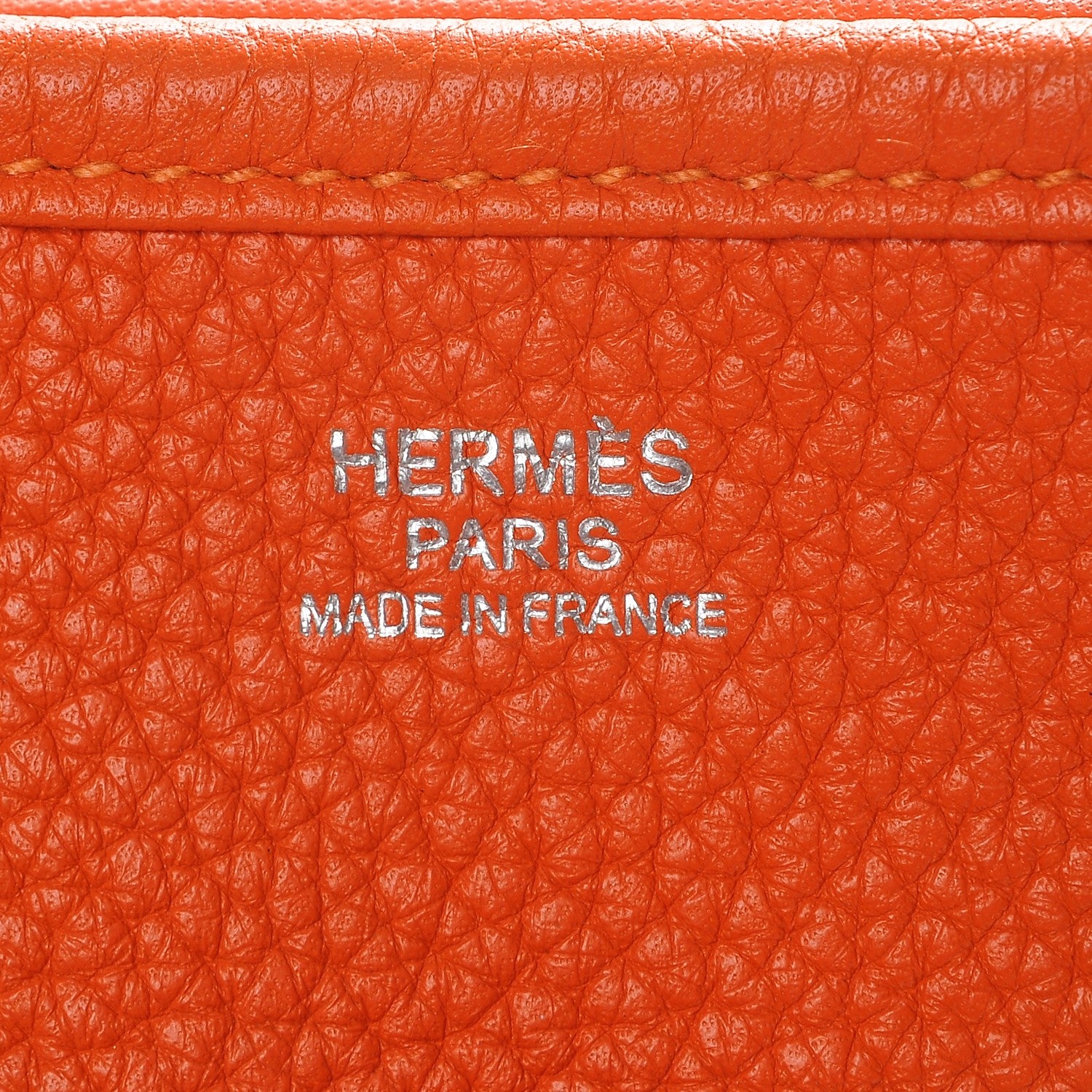 Hermes Taurillon Clemence Evelyne III PM Feu 6 of 7