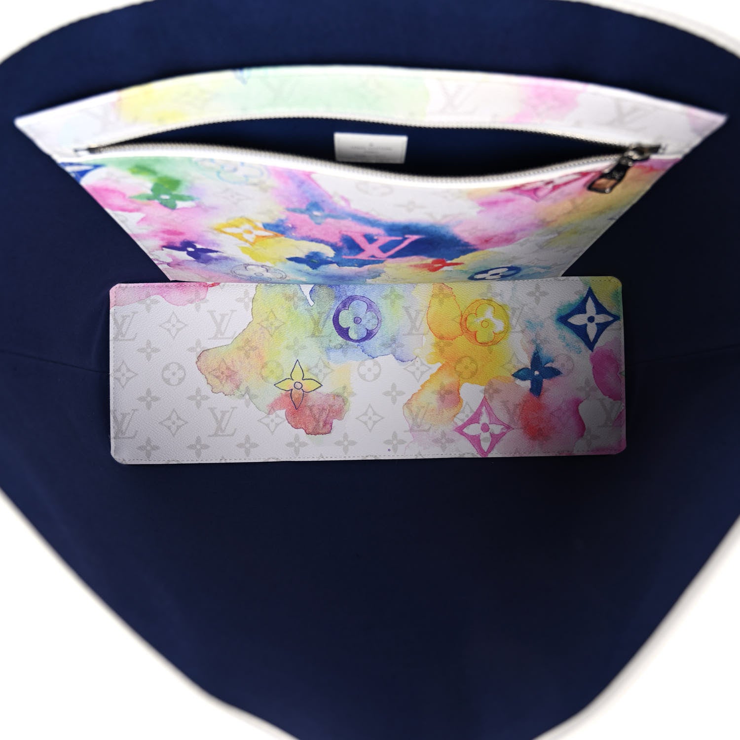 Louis Vuitton Monogram Watercolor New Tote GM Multicolor 5 of 10