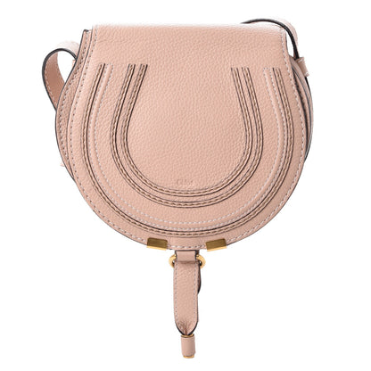 Chloe Calfskin Mini Marcie Round Crossbody Bag Blush Nude 1 of 8