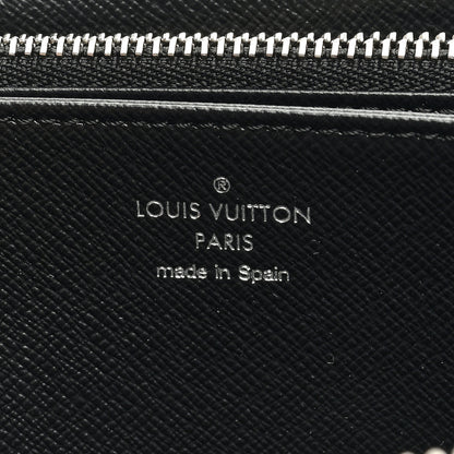 Louis Vuitton LOUIS VUITTON Denim Monogram Jacquard Zippy Wallet Grey 6 of 7