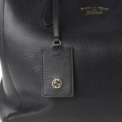 Gucci Pebbled Calfskin Medium Swing Tote Black 12 of 13