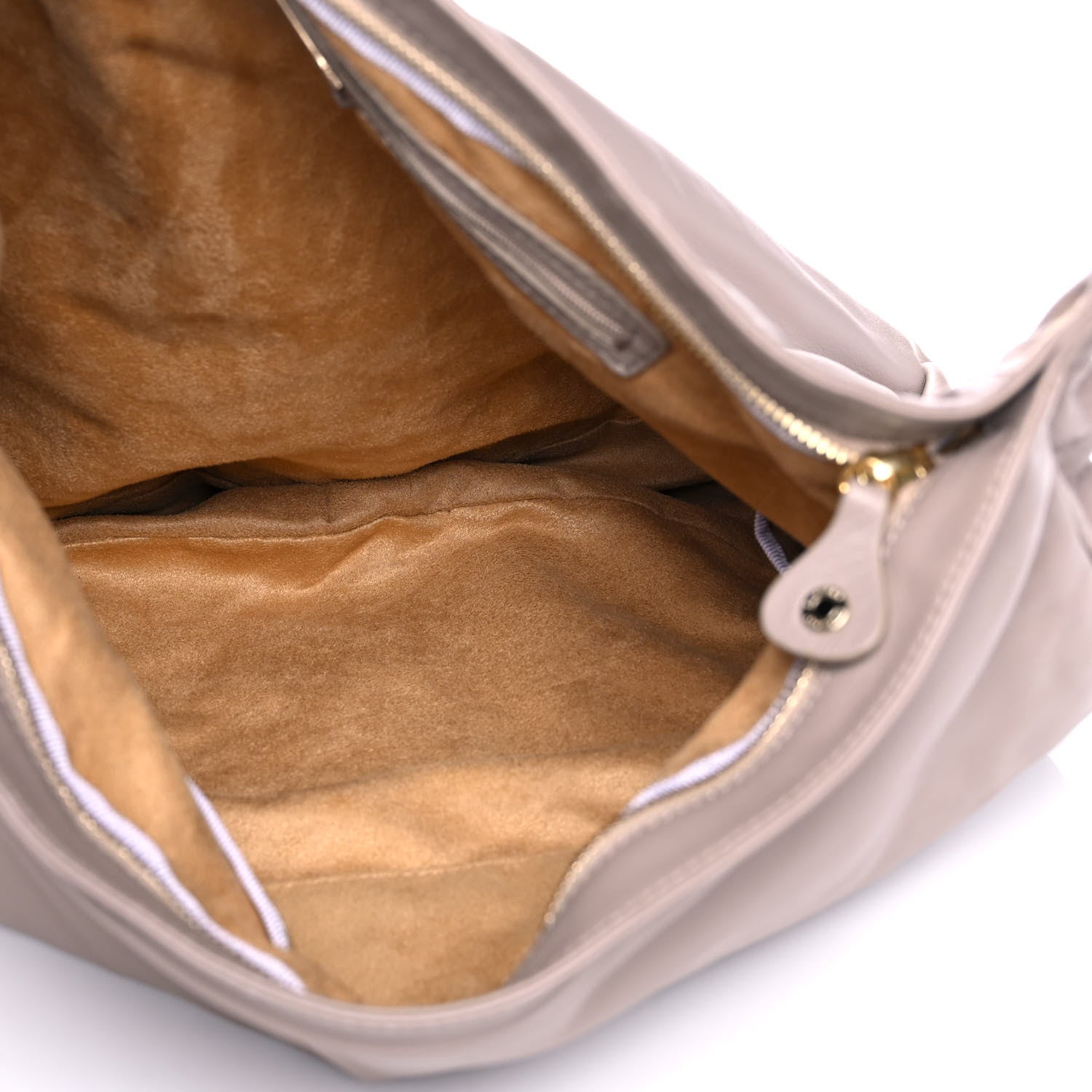 Jimmy Choo Nappa Snakeskin Trim Sky Hobo Beige 5 of 13