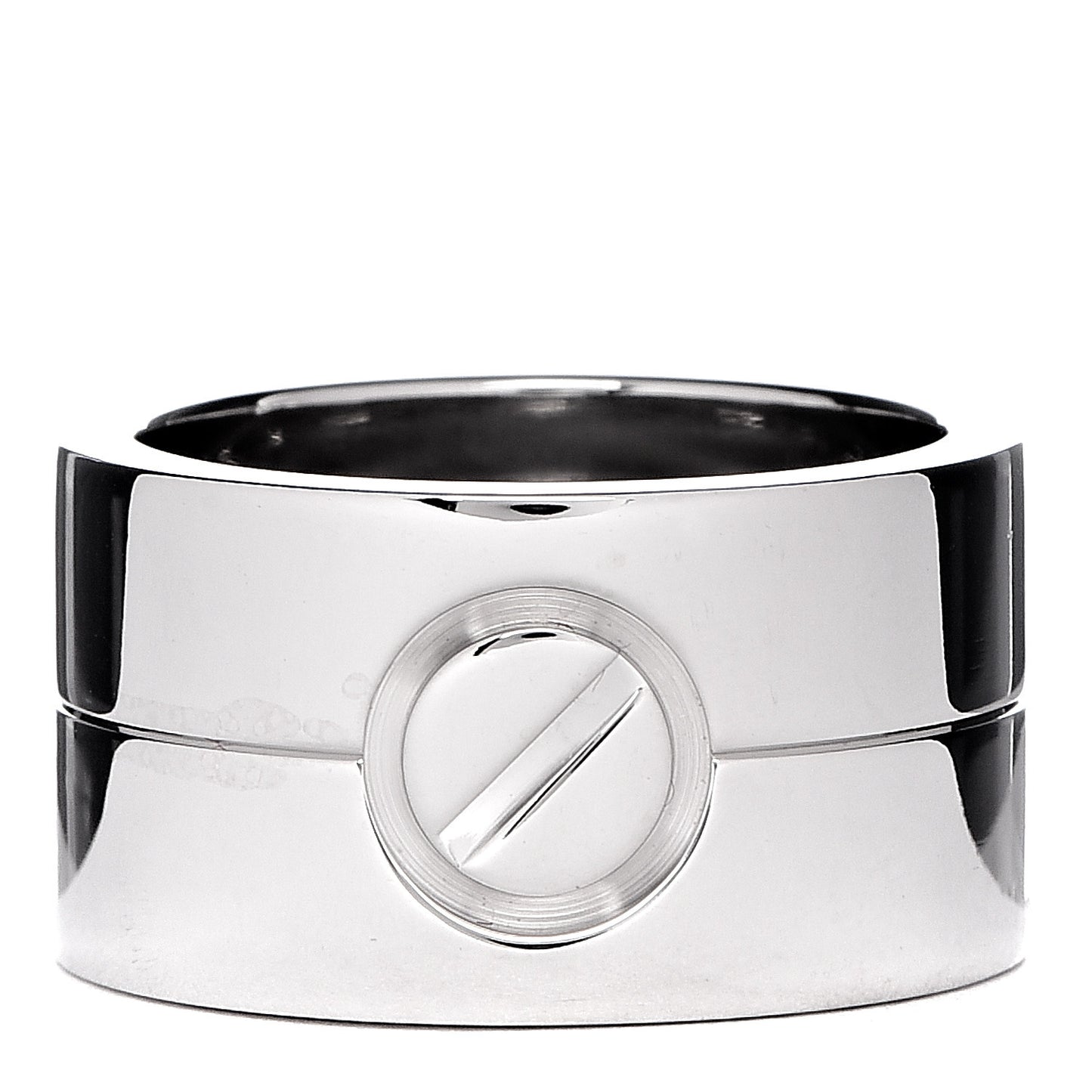 18K White Gold 11mm Wide LOVE Ring 51 5.75