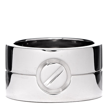 Cartier 18K White Gold 11mm Wide LOVE Ring 51 5.75 1 of 6