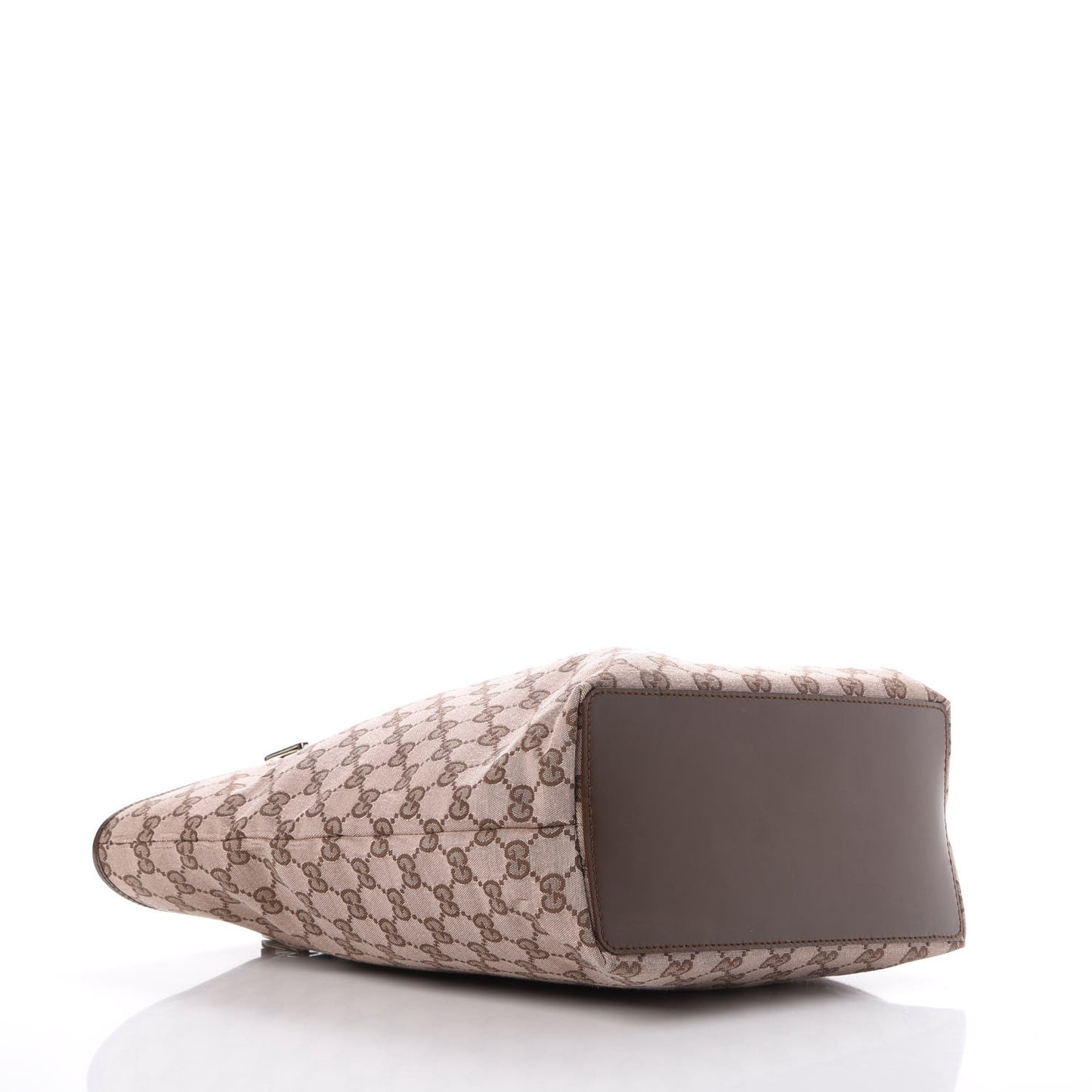 Monogram Large Bucket Tote Dark Brown