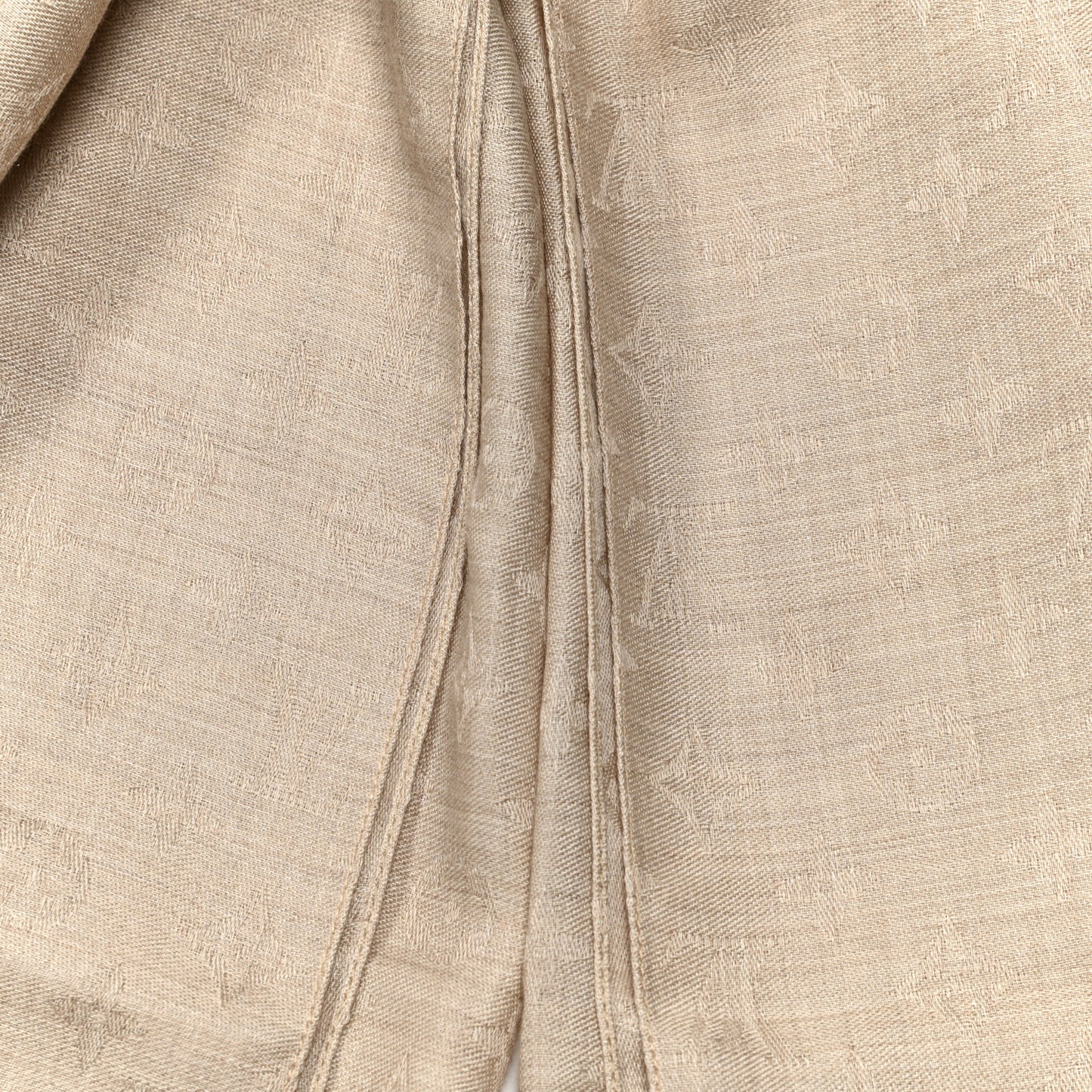 Cashmere Sequin Monogram Before Party Etole Beige Multicolor