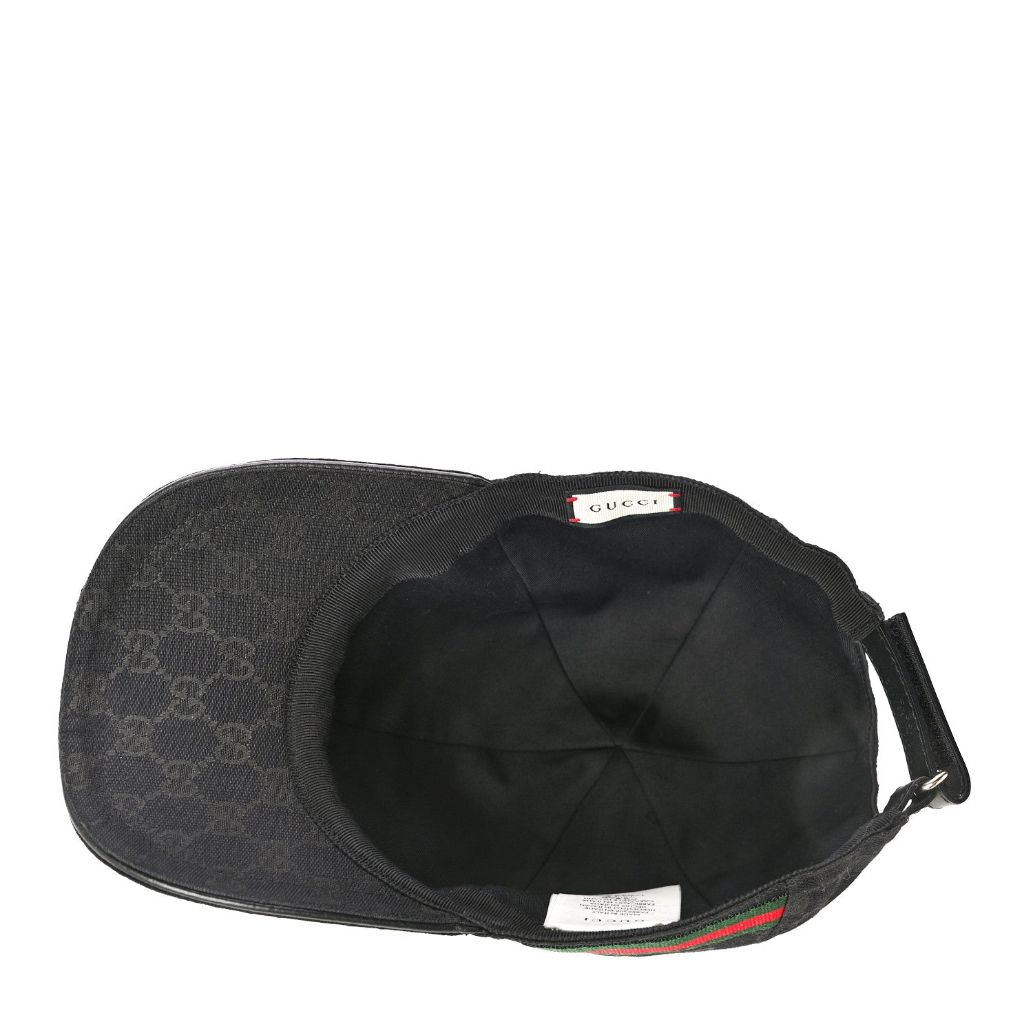 Gucci Monogram Web Baseball Hat XXL Black 6 of 11