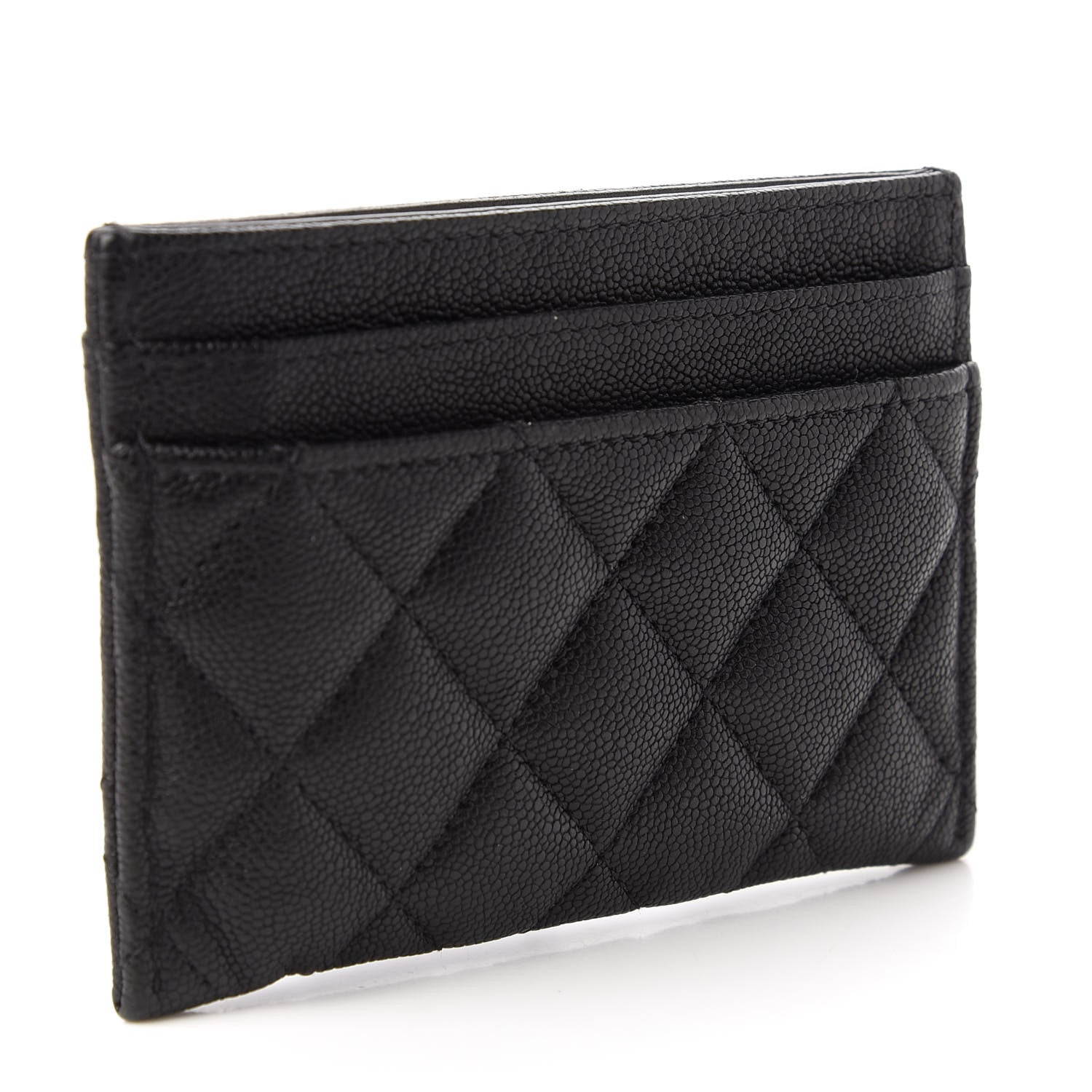 Chanel Caviar Quilted Boy Card Holder Black 3 of 10