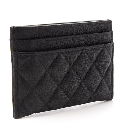 Chanel Caviar Quilted Boy Card Holder Black 3 of 10