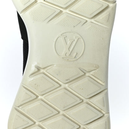 Louis Vuitton Monogram Stretch Fabric Aftergame Sneaker Boots 40 Black 8 of 8