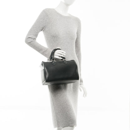 Louis Vuitton Epi Speedy 25 Black 2 of 7