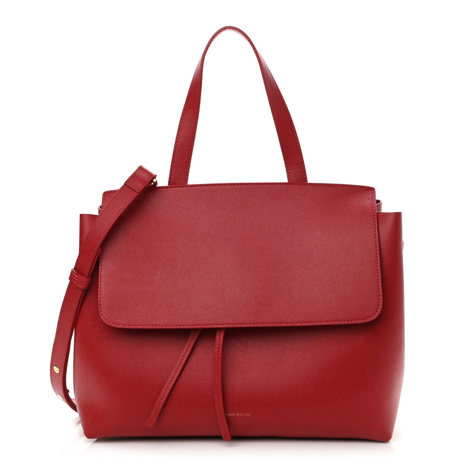 Mansur Gavriel Saffiano Lady Bag Flamma 1 of 13