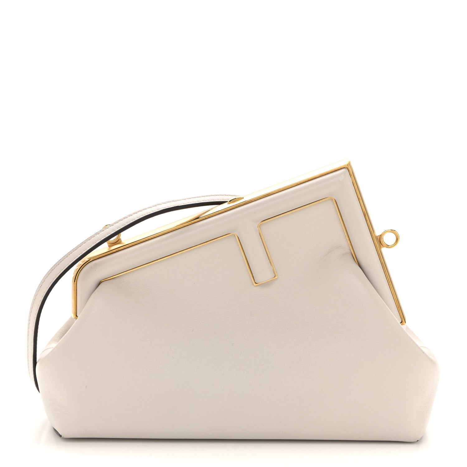 Fendi Shiny Nappa Small Fendi First Ghiaia 1 of 11