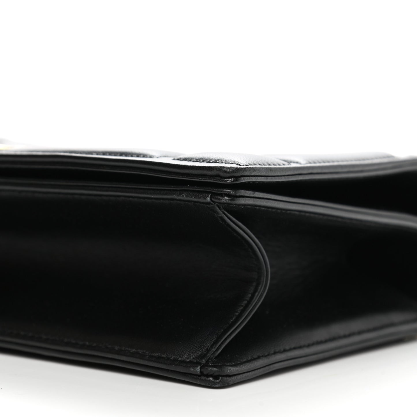 Lambskin Medium Diorama Flap Bag Black