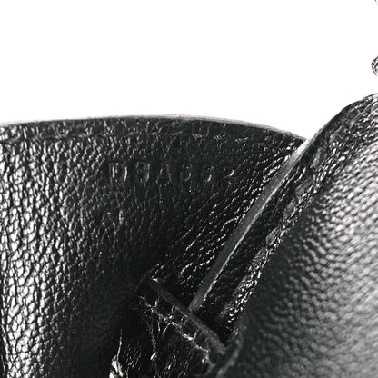 Hermes Taurillon Novillo Shiny Niloticus Crocodile Birkin Touch 30 Black 7 of 9