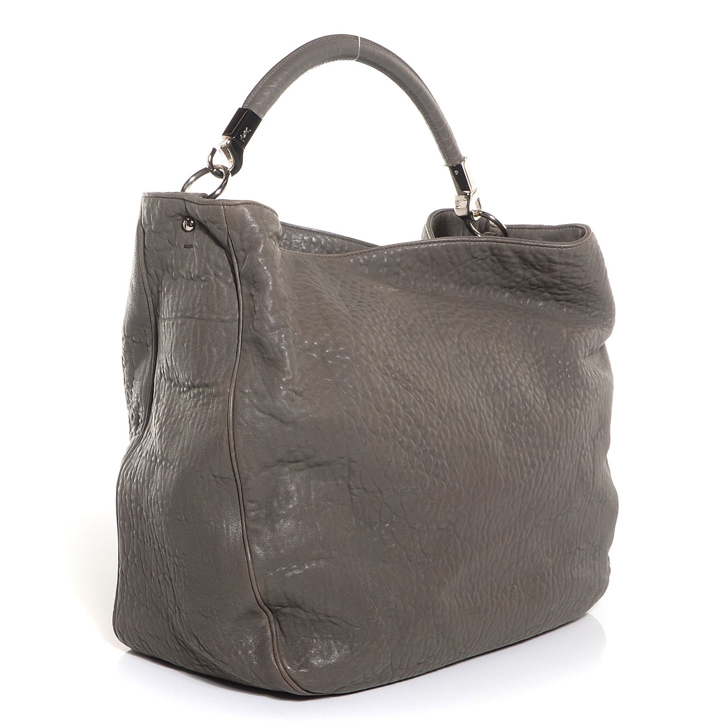 Leather Large Roady Grey