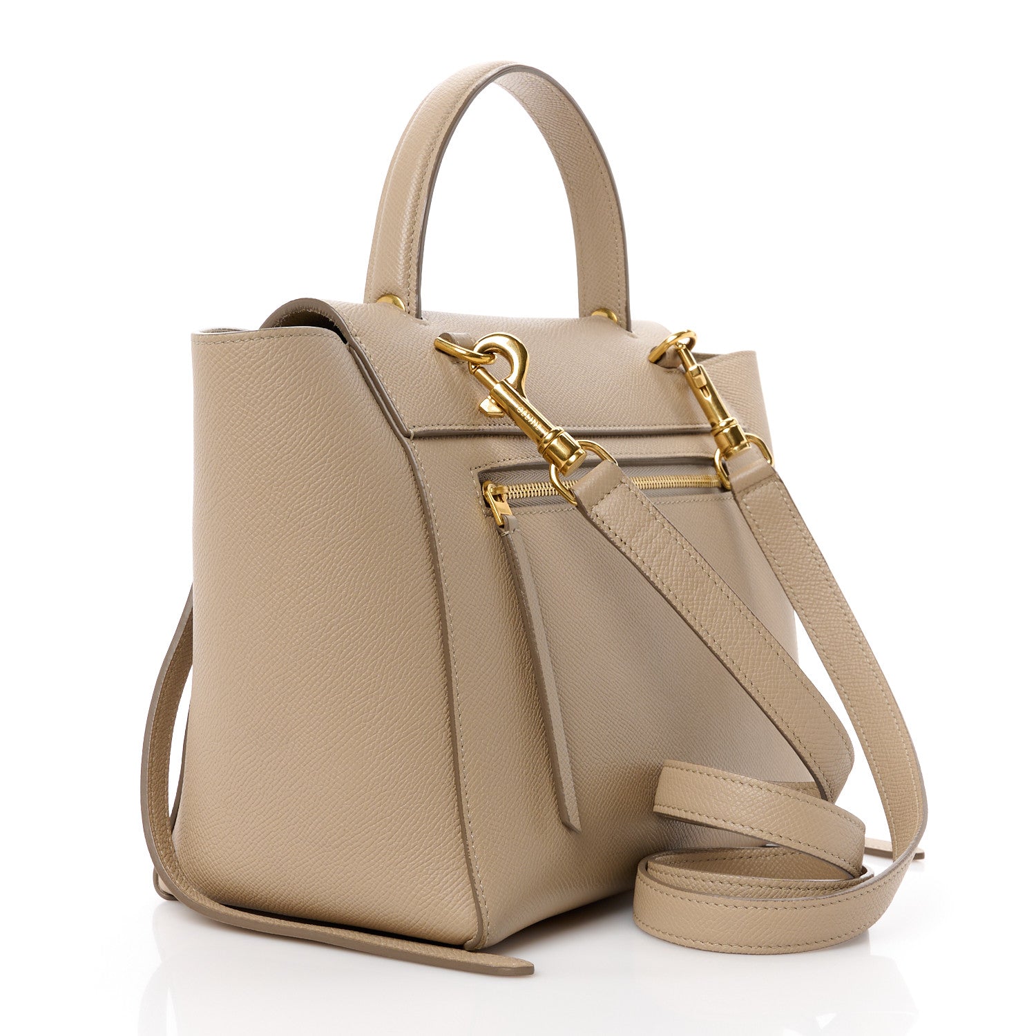 Celine Grained Calfskin Micro Belt Bag Light Taupe 3 of 13