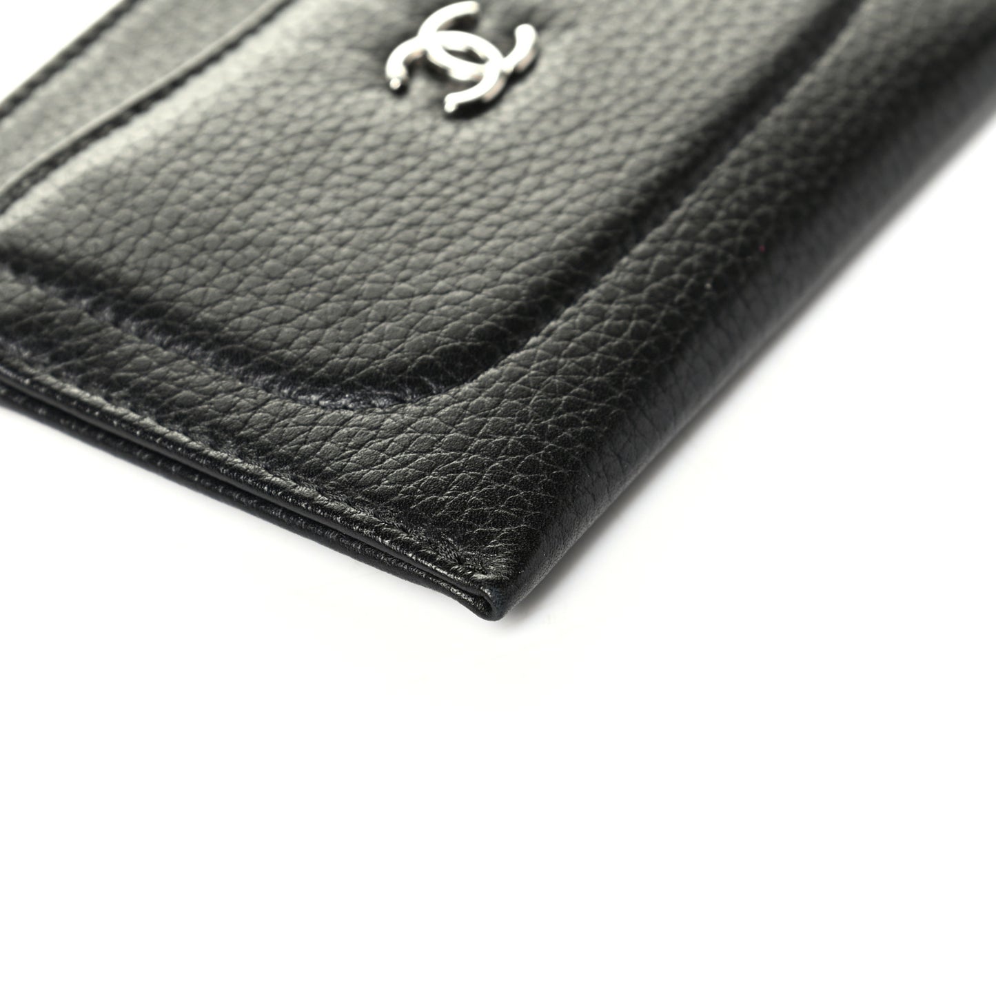 Goatskin CC Card Holder Black