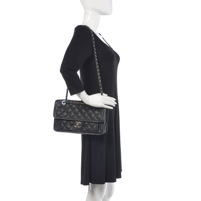 Chanel Caviar Quilted Medium French Riviera Flap Black 2 of 10