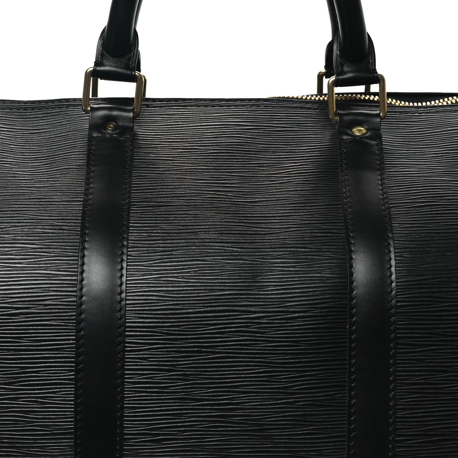 Louis Vuitton Epi Keepall 50 Black 7 of 10