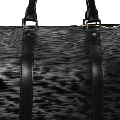 Louis Vuitton Epi Keepall 50 Black 7 of 10