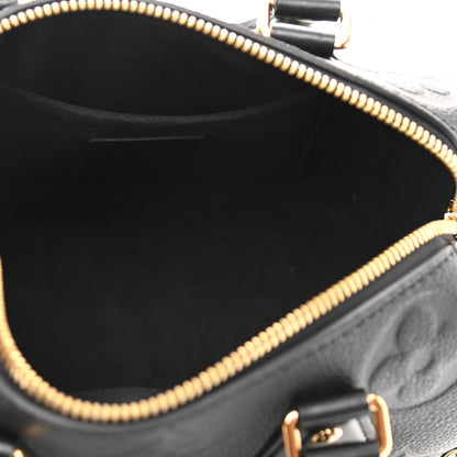 Louis Vuitton Empreinte Monogram Giant Speedy Bandouliere 20 Black 5 of 11