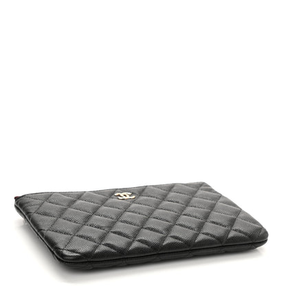 Chanel Caviar Quilted Cosmetic Case Black 4 of 7