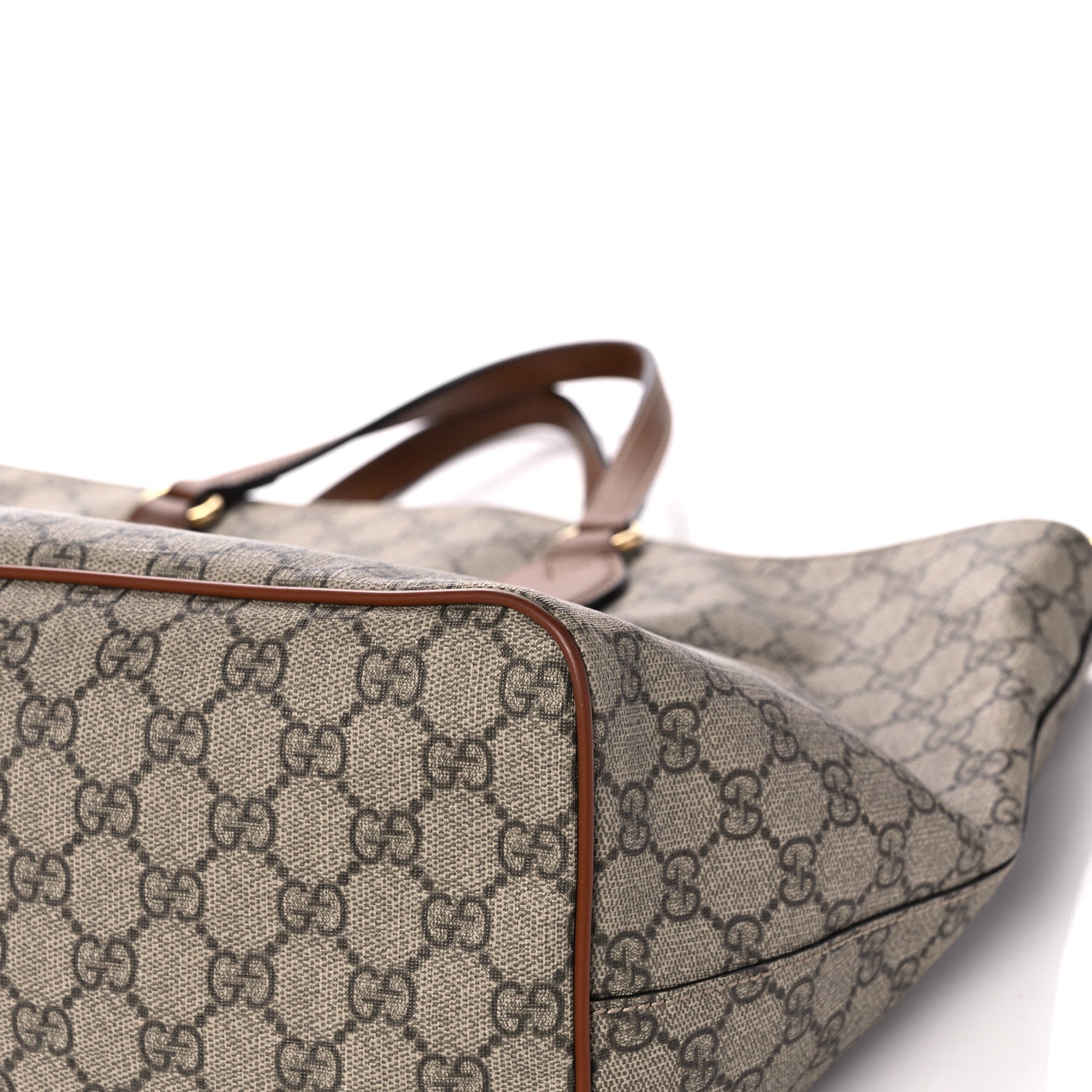 Gucci Soft GG Supreme Monogram Blind For Love Embroidered Medium Crossbody Tote Beige Tuscany Multicolor 12 of 19