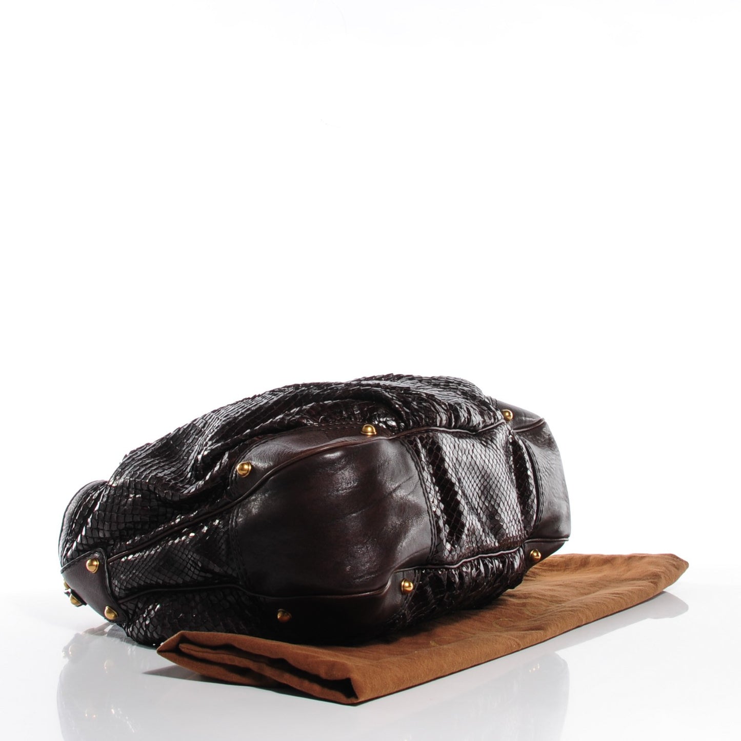 Python Large Jockey Hobo Brown