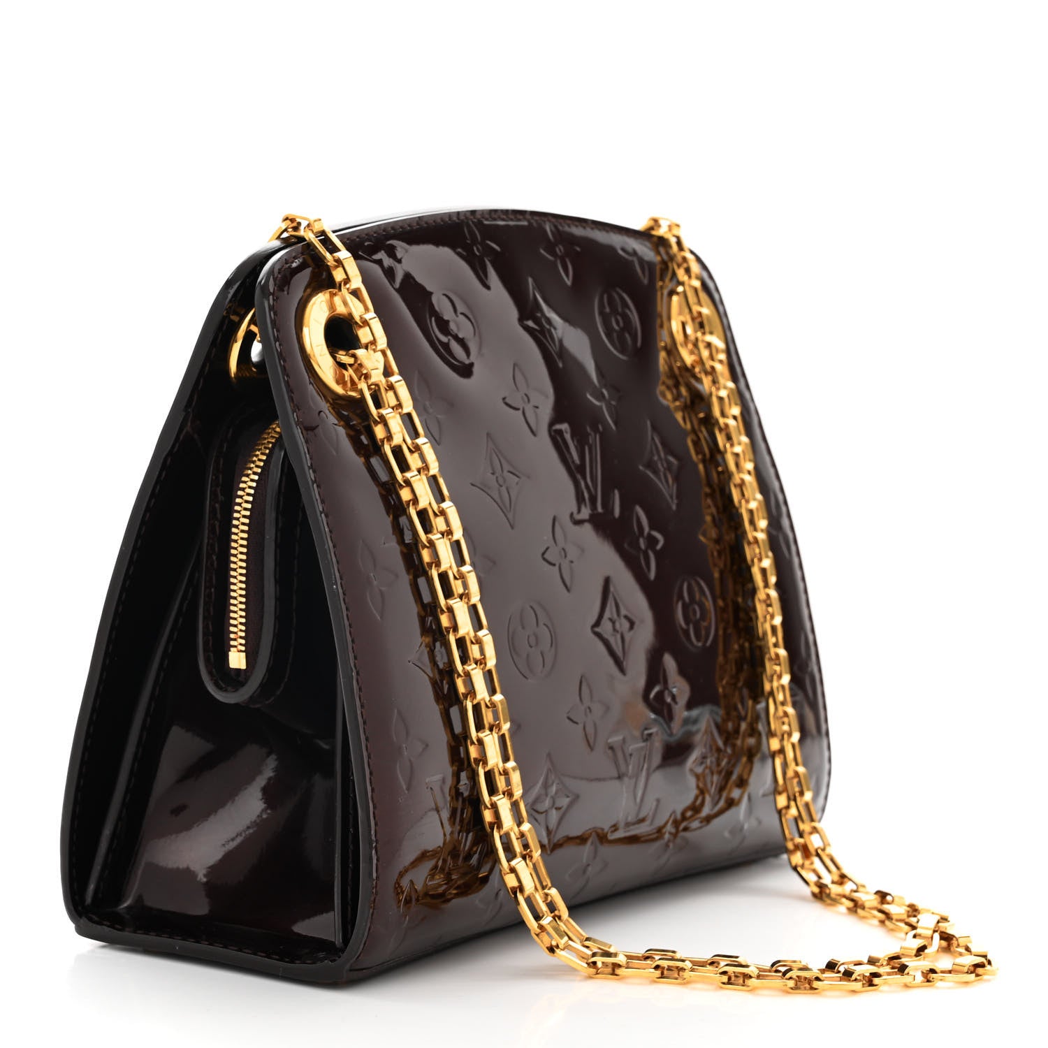 Louis Vuitton Vernis Virginia PM Amarante 2 of 10