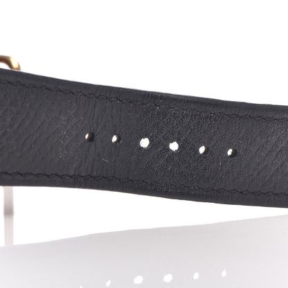 Hermes Stainless Steel Epsom 30.5mm Heure H Hour Quartz Watch Noir 8 of 9