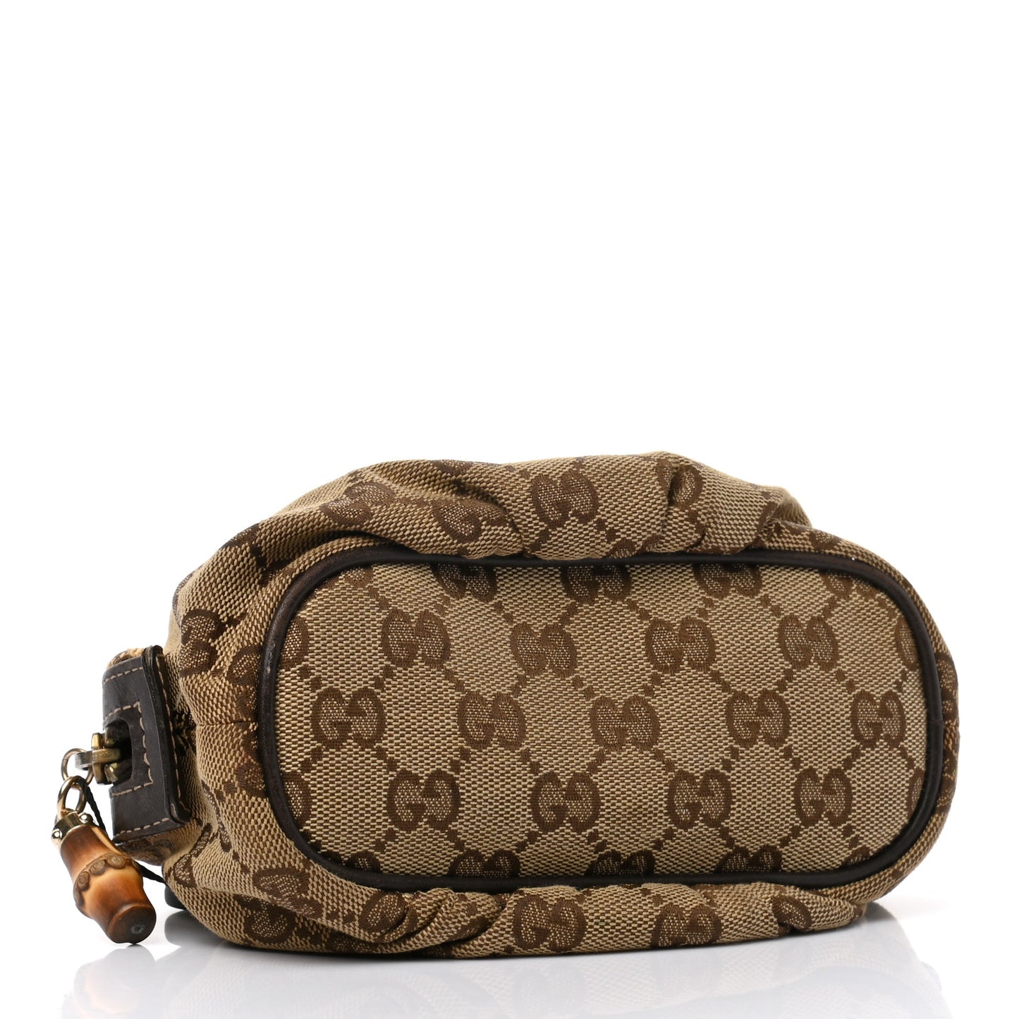Monogram Medium Bamboo Cosmetic Case Dark Brown