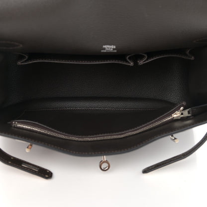Hermes Taurillon Clemence Jypsiere 28 Chocolate 5 of 11