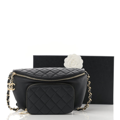 Chanel Caviar Quilted Business Affinity Waist Belt Bag Black 11 of 11